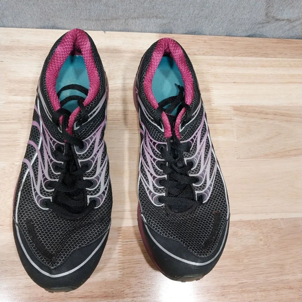 Merrell Womens Mix‎ Master Glide Running Shoes Size 9.5 Black Pink J86350